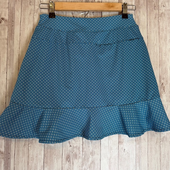 Lady Hagen Navette Blue Overlap Ruffle Golf Pickleball Skort XS - Picture 6 of 8